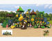 China Custom Children Park Equipment Playground Big Plastic Slide Swing Sets Outdoor for Kids
